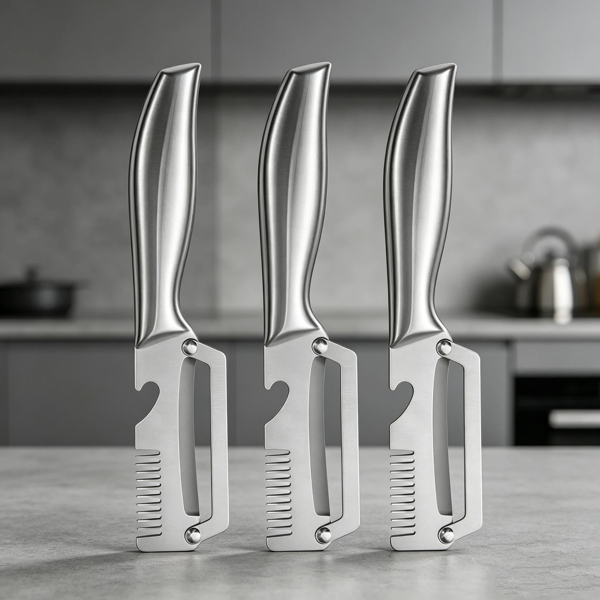 Wooden Multifunction Vegetable Peeler – Ergonomic Fruit & Vegetable Peeling and Slicing Tool
