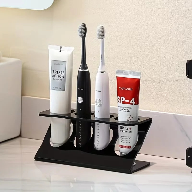 Multi-Functional Toothbrush Storage Rack – Bathroom Organizer Stand