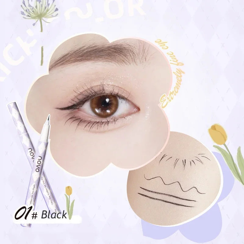 Crayon Eyeliner Gel Blanc – Doux, Haute Pigmentation, Longue Tenue, Étanche, Stylo Yeux, Outil Maquillage Éclaircissant