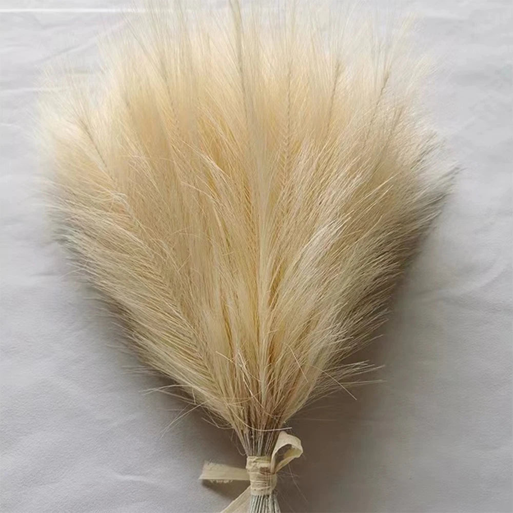 Artificial Pampas Grass Set – Fluffy Boho Decorative Reed Flowers