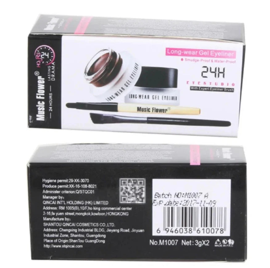 Gel sourcils – crème waterproof et anti-bavure, longue tenue, haute pigmentation, pour maquillage des sourcils et yeux