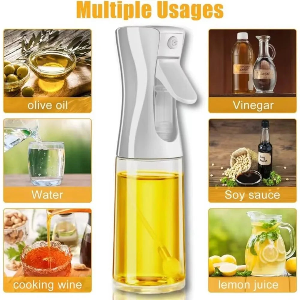 Reusable Olive Oil Sprayer Bottle – Food-Grade Oil & Vinegar Mist Dispenser for Cooking, BBQ & Kitchen Use