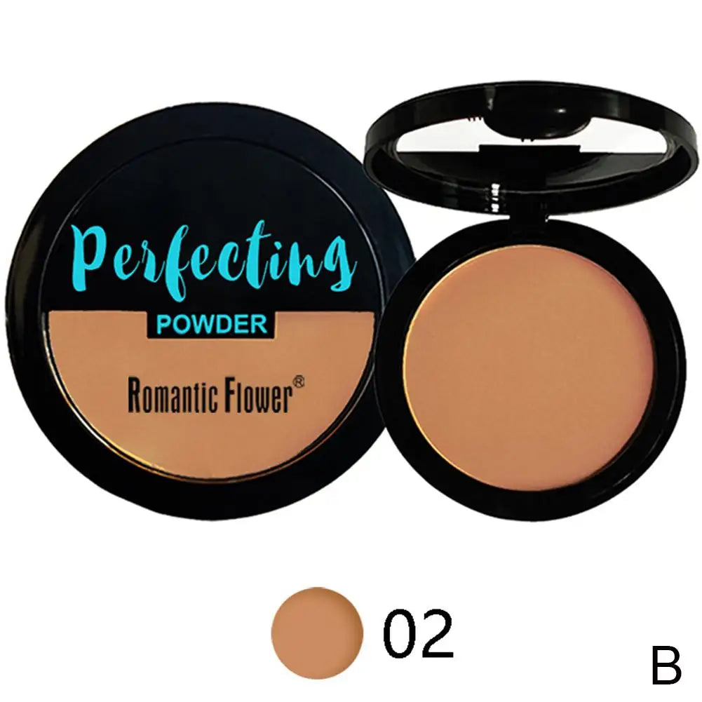 Poudre pressée foncée 4 couleurs – Peau foncée, poudre matte, longue tenue, waterproof, maquillage de marque, blush