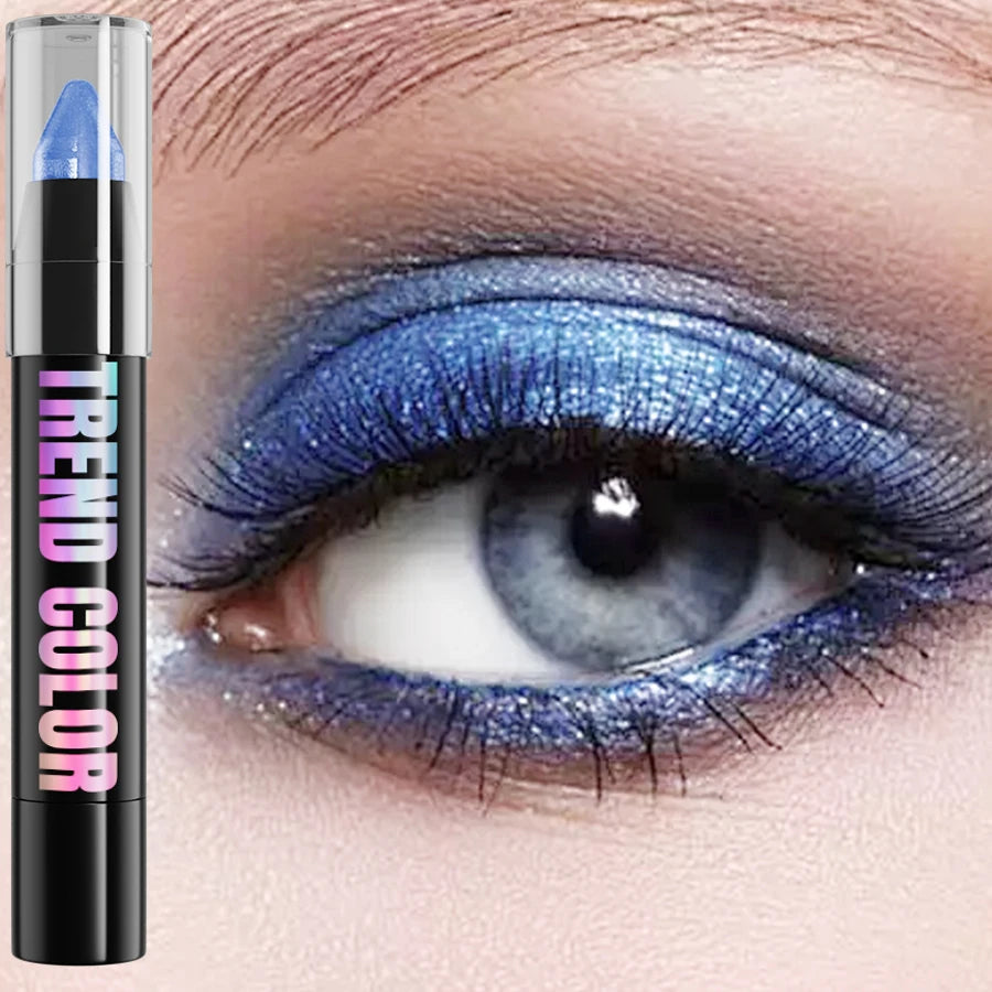 Crayon eyeliner nacré pailleté 24 couleurs, waterproof, mat, nude, effet illuminateur.