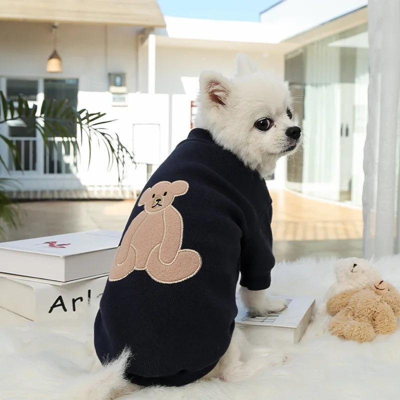 Winter Fleece Pet Sweatshirt – Warm Jacket for Dogs & Cats