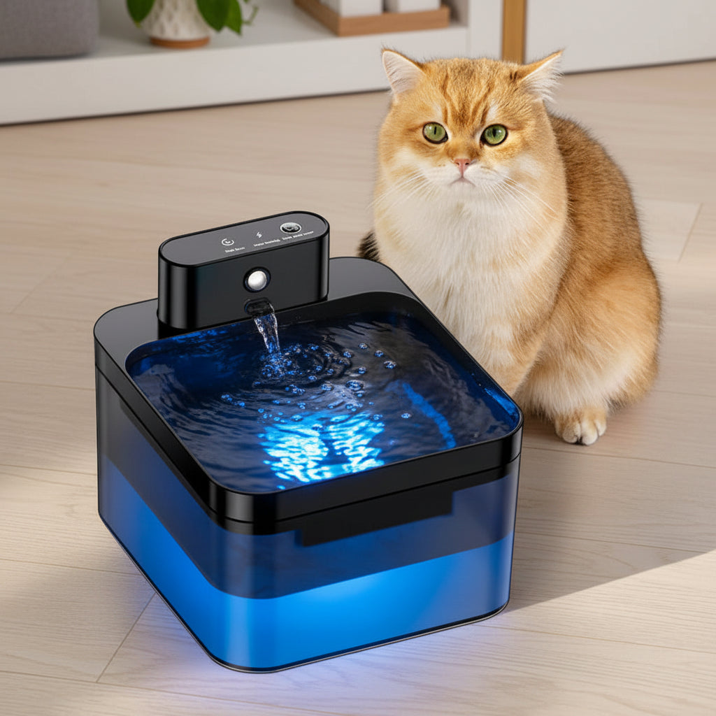 Automatic Rechargeable Water Fountain for Cats & Dogs