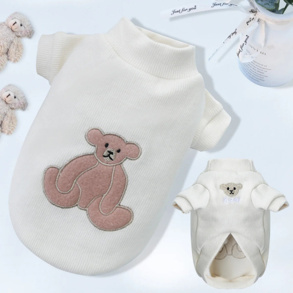 Winter Fleece Pet Sweatshirt – Warm Jacket for Dogs & Cats