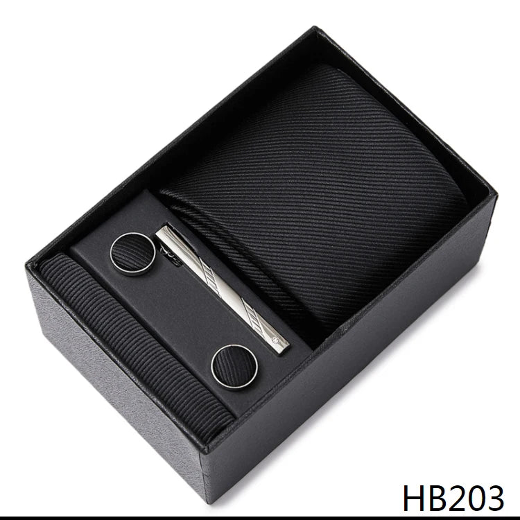 « Set Cravate Homme 7,5 cm – Vert avec Pochette & Boutons »