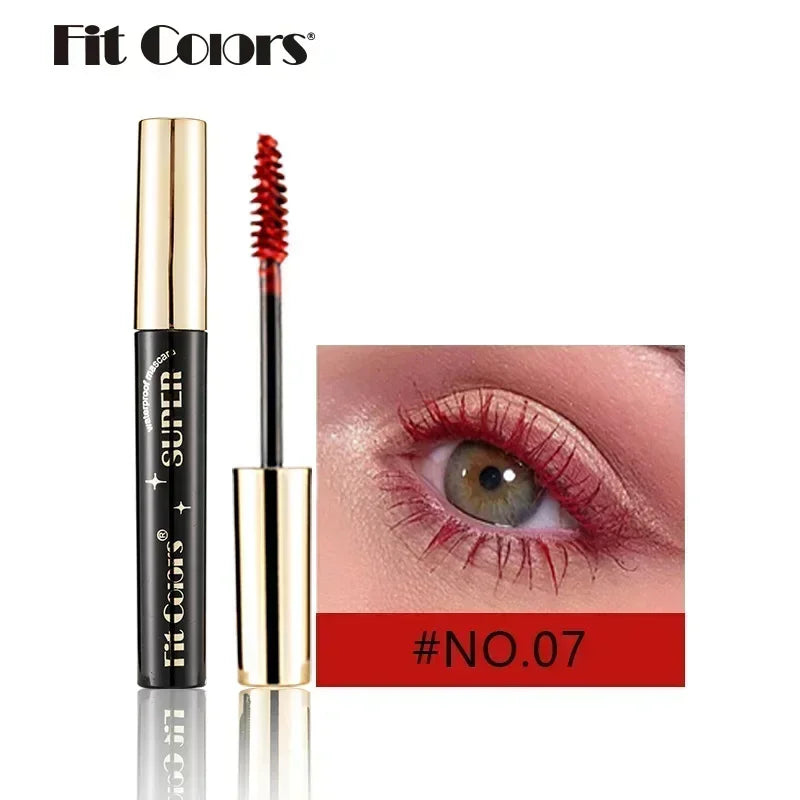 Mascara fibres de soie 5D – Mascara coloré waterproof, 14 teintes, effet 3D, allonge et épaissit les cils, extension de cils, cosmétique pour les yeux