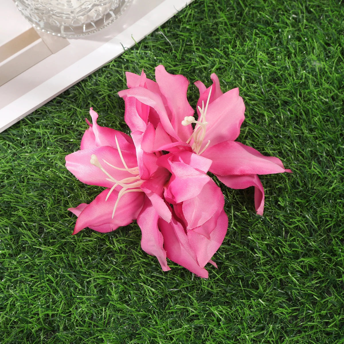 « Barrettes Femme – Fleurs Orchidée, Style Bohème »