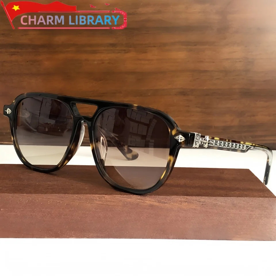 « Lunettes de soleil rétro – Acétate luxe, UV400 mixte »