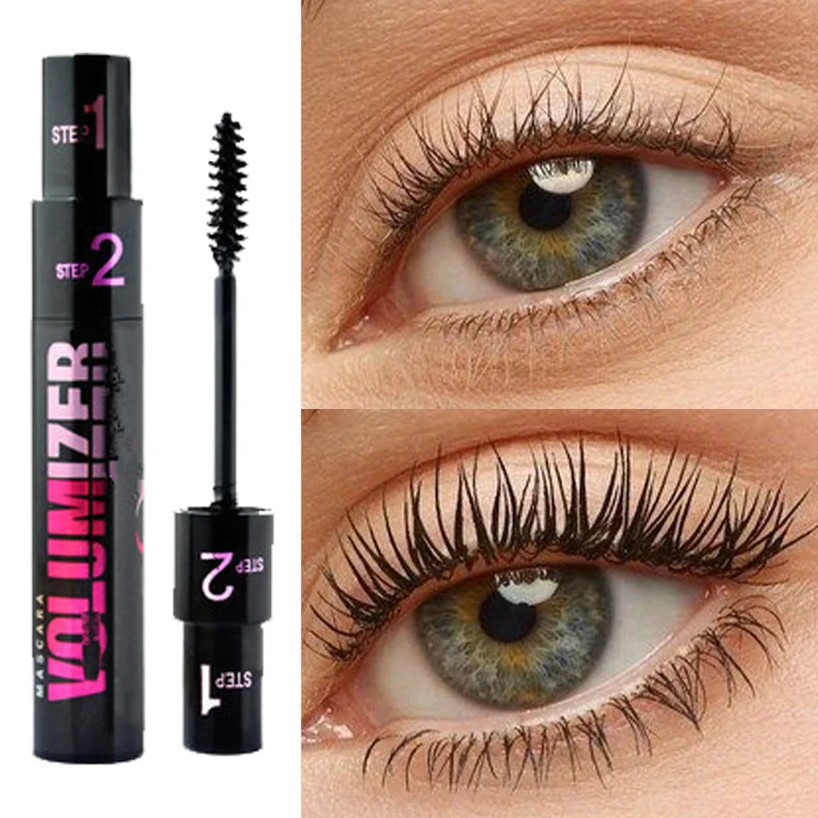 Mascara noir waterproof allongeant effet 4D extensions cils maquillage coréen