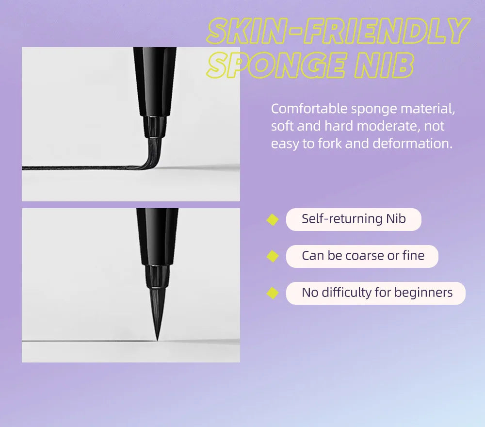 Crayon Eyeliner Ultra-Fin — waterproof, longue tenue, texture lisse, 12 couleurs vives, haute pigmentation, maquillage des yeux