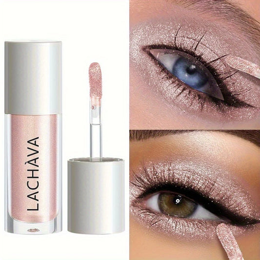 Fard à paupières liquide pailleté fin, longue tenue, waterproof et résistant à la transpiration, effet scintillant