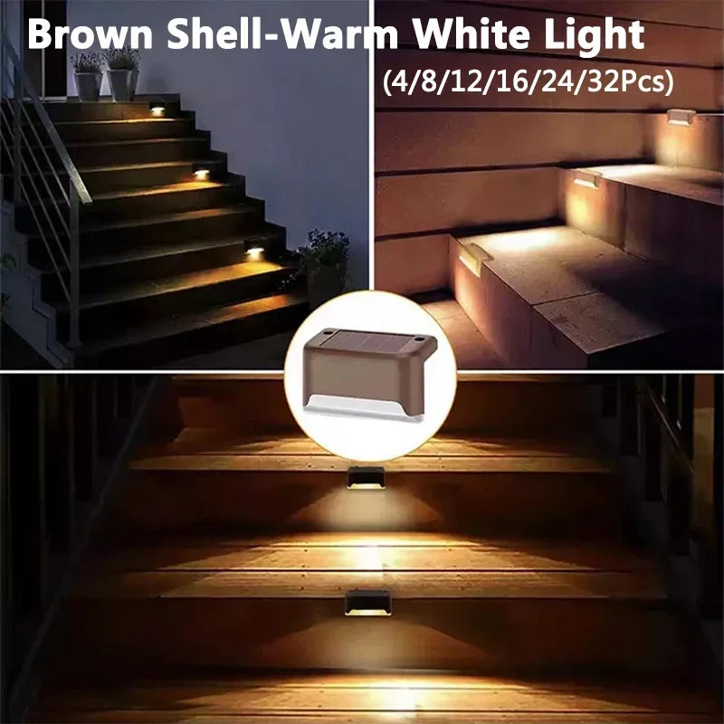 Solar Deck Lights – Waterproof LED Step & Fence Lights for Outdoor Spaces