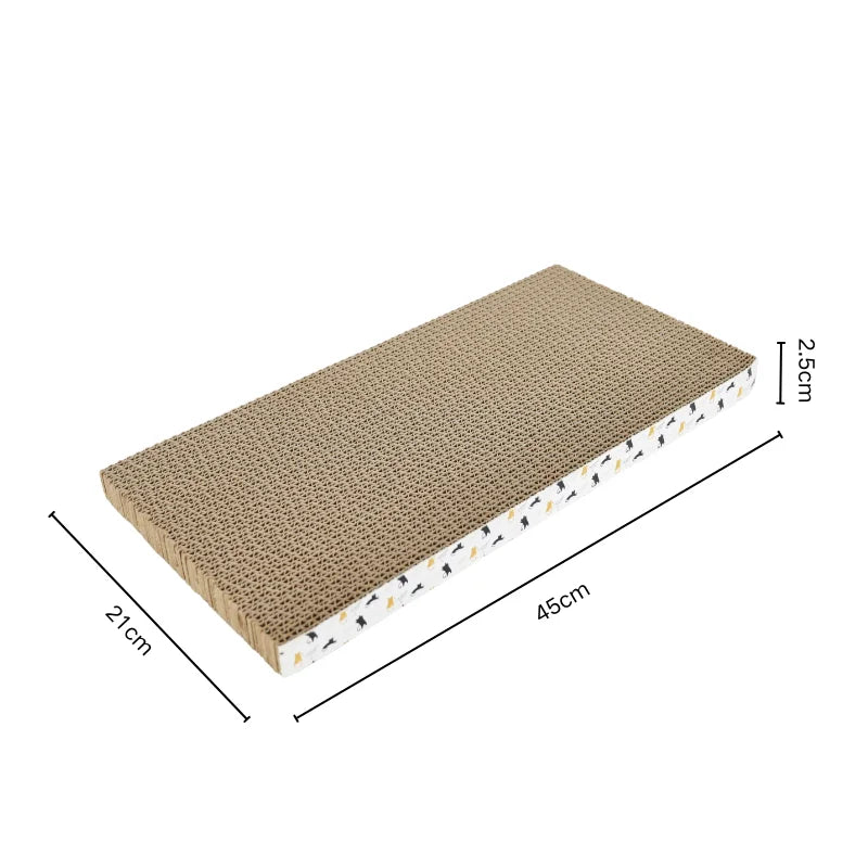 Corrugated Cardboard Cat Scratcher – Durable Scratching Board for Indoor Cats