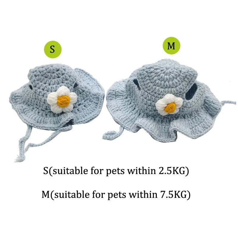 Cute Pet Beanie for Cats & Small Dogs – Winter Hat for Photos & Parties