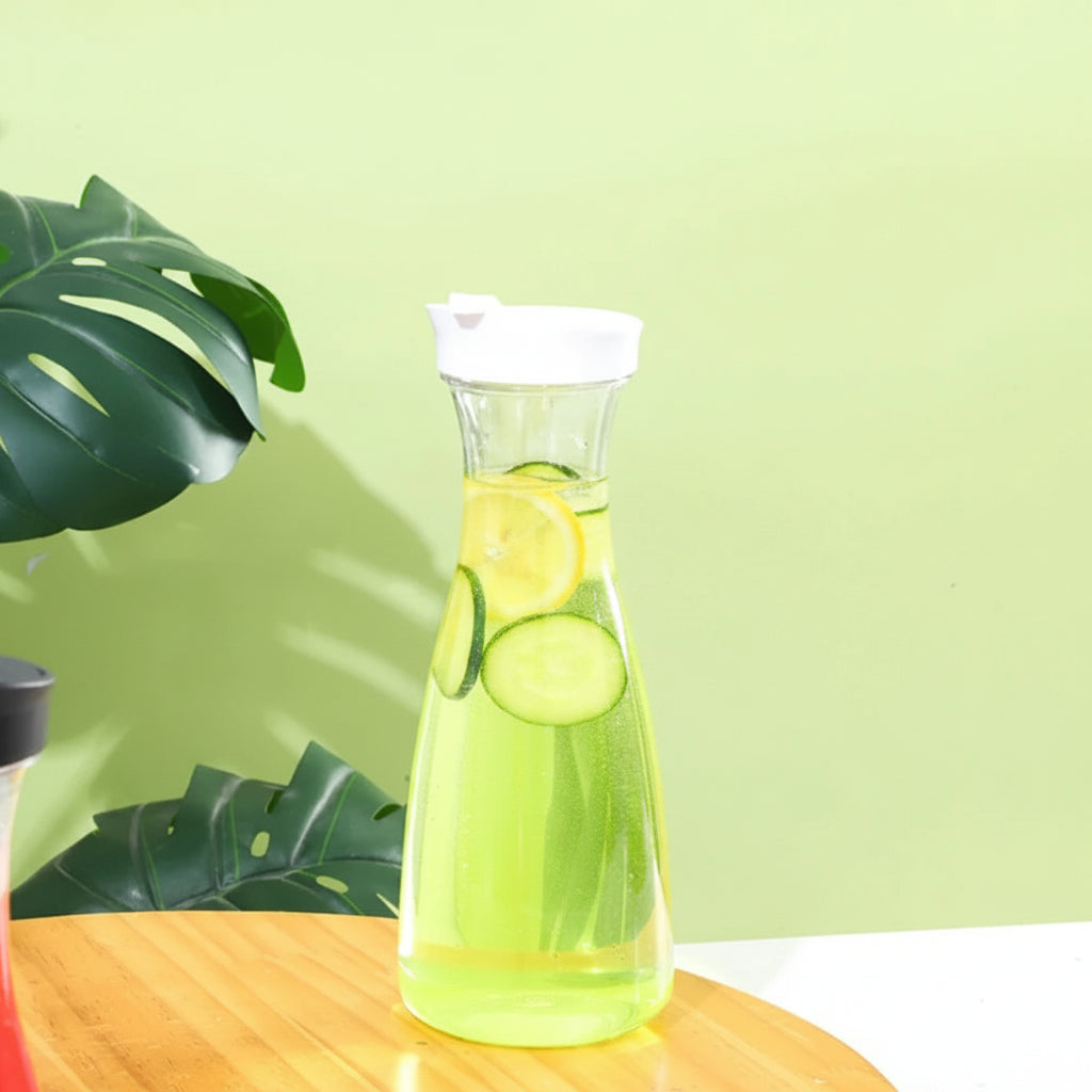 1000ML Clear Juice Carafe – Square Fridge Beverage Storage Container
