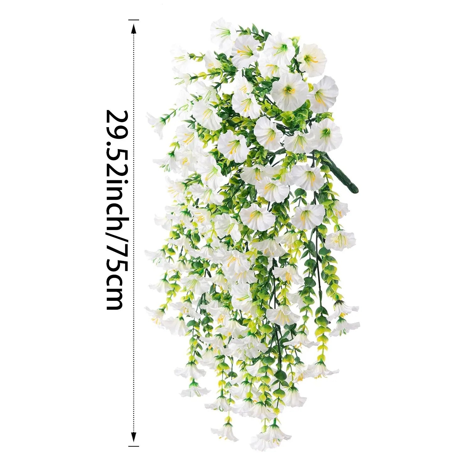 75CM Artificial Hanging Flower Vine – Decorative Fake Plant Garland