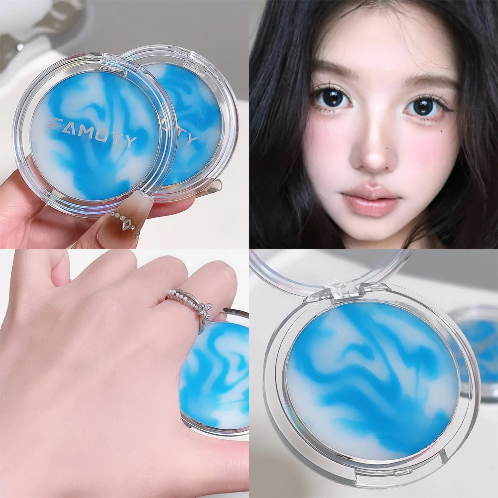 Poudre Compacte Translucide – Masque les Pores, Effet Soft-Focus, Formule Sans Poudre, Contrôle Instantané du Sébum, Maquillage Longue Tenue