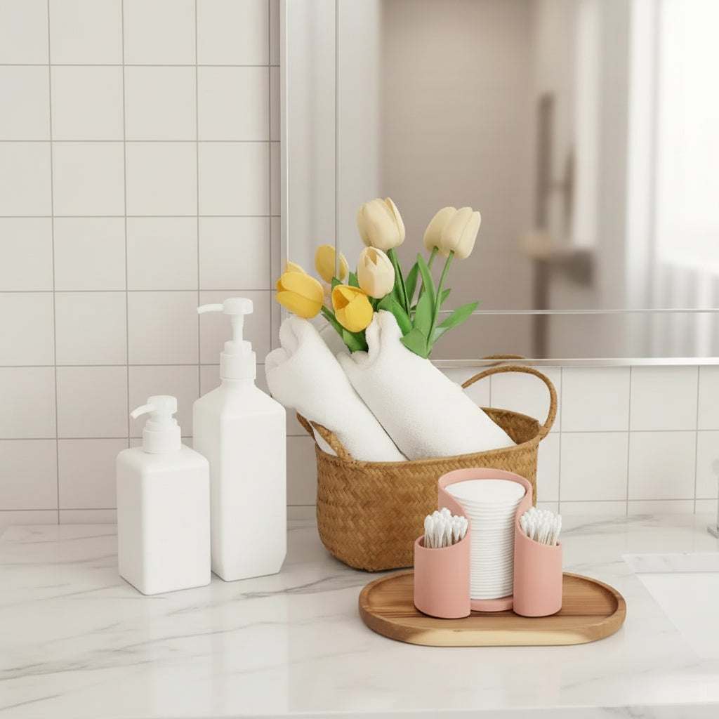 Cotton Pad & Swab Organizer