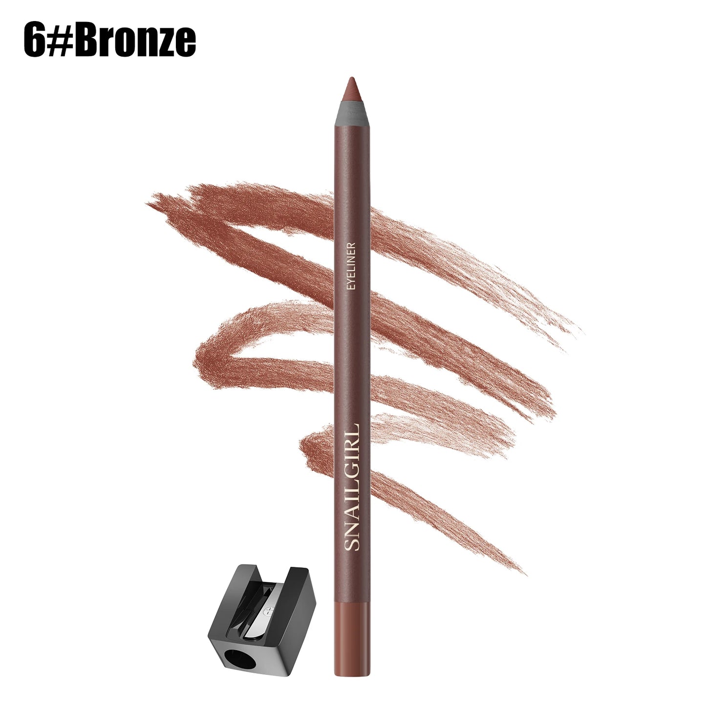 Crayon eyeliner, résistant à l'eau et à la transpiration, longue tenue et sans bavure, avec recharge dure.