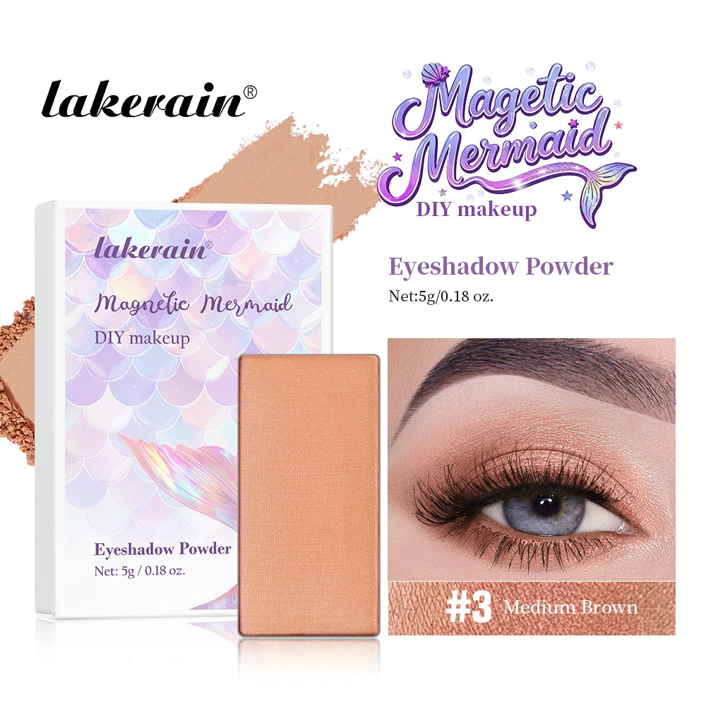 Recharge pour palette de fards à paupières - Waterproof, longue tenue, multifonctionnelle, fond magnétique - Maquillage à faire soi-même