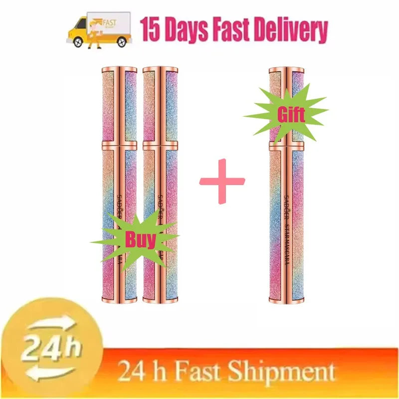 Mascara waterproof allongeant cils noirs soyeux longue tenue extensions maquillage coréen