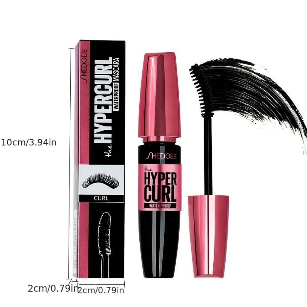 Mascara 4D waterproof épais longue tenue recourbant volume anti-bavure grands yeux
