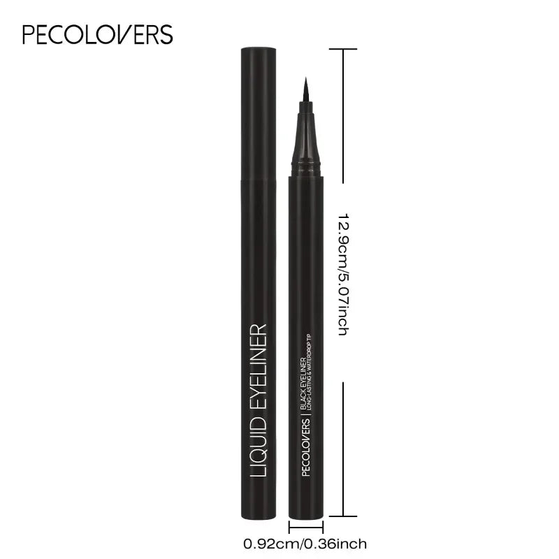 Set 3 pcs eyeliner liquide – formule résistante à la sueur, noir, séchage rapide, pour un maquillage des yeux parfait