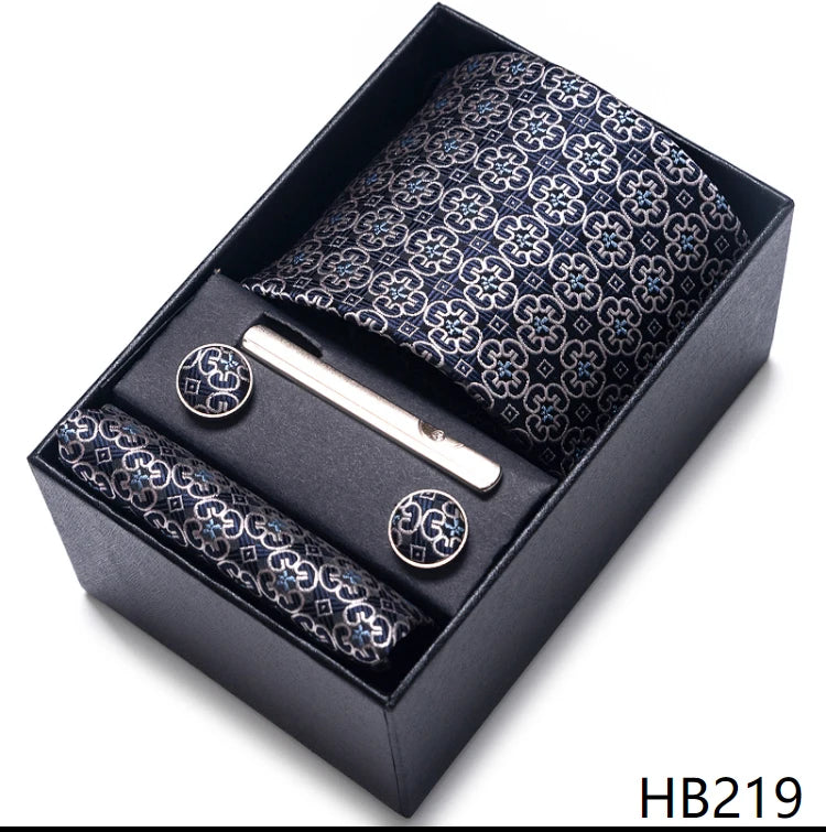 « Set Cravate Homme 7,5 cm – Vert avec Pochette & Boutons »