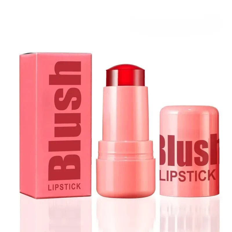Blush Stick — Teinte pour Lèvres, Texture Jelly Rafraîchissante et Hydratante, Multi-usage, Fini Mat, Blush Watercolor pour Maquillage