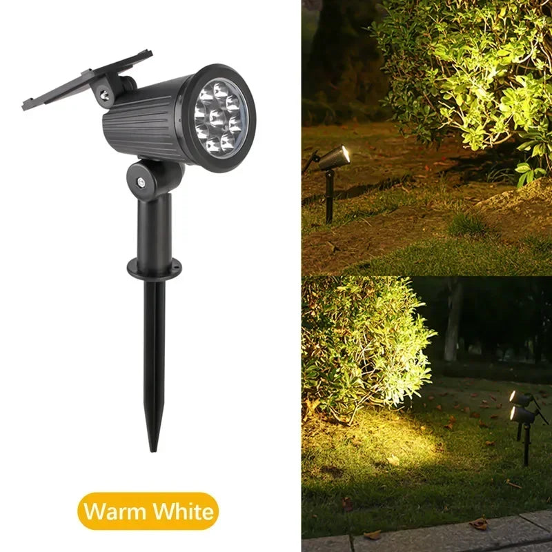 9 LED Solar Spotlight – Adjustable Outdoor Garden Light