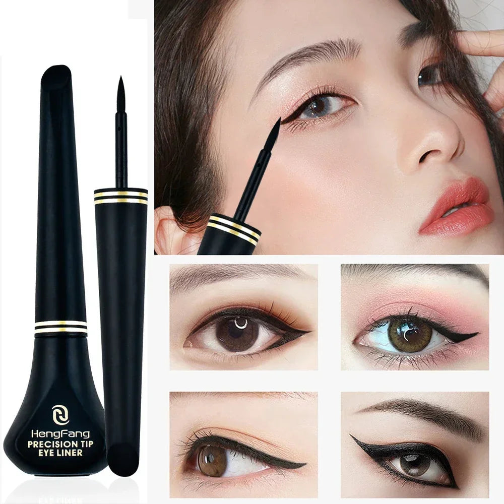 1 Pc Eyeliner Liquide Noir Nouveau – Longue Tenue, Étanche, Crayon Yeux, Maquillage, Outil Beauté, Facile à Porter