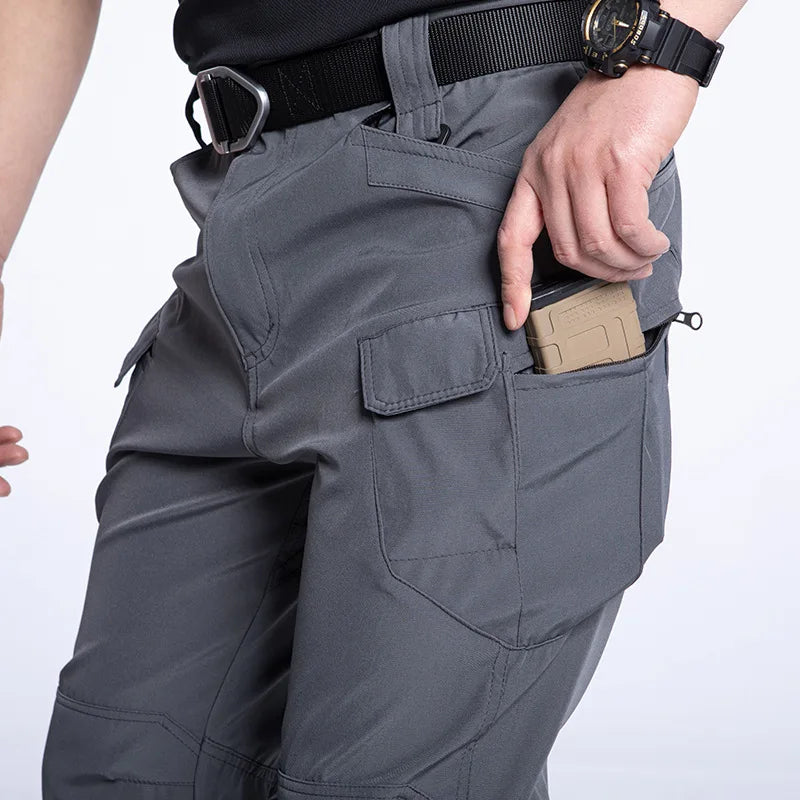 Pantalon d’Hiver Homme – Imperméable, Doublé Polaire, Snowboard et Ski, Softshell, Multi-Poches, Pantalon de Travail et Outdoor