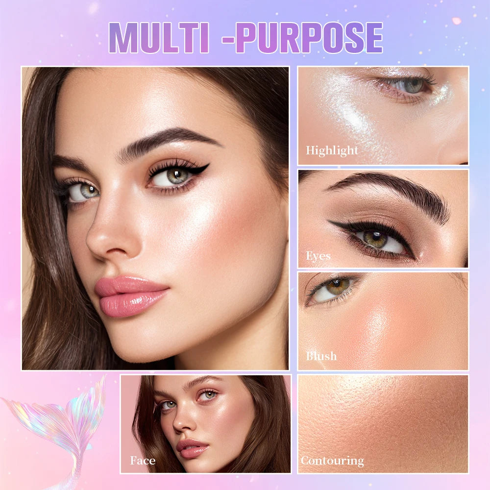 Recharge pour palette de fards à paupières - Waterproof, longue tenue, multifonctionnelle, fond magnétique - Maquillage à faire soi-même