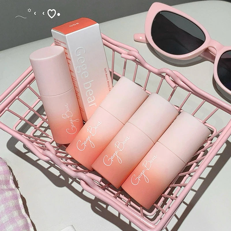 Blush Stick Mat Doux — Hydratant, Fini Mat Naturel, Texture Tendre, Facile à Estomper, Stick Rouge pour Joues