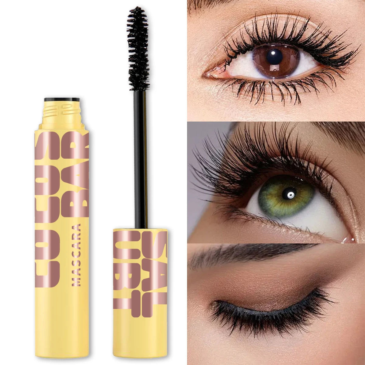 **« Mascara recourbant et épais – Waterproof, anti-bavure et allongeant »**