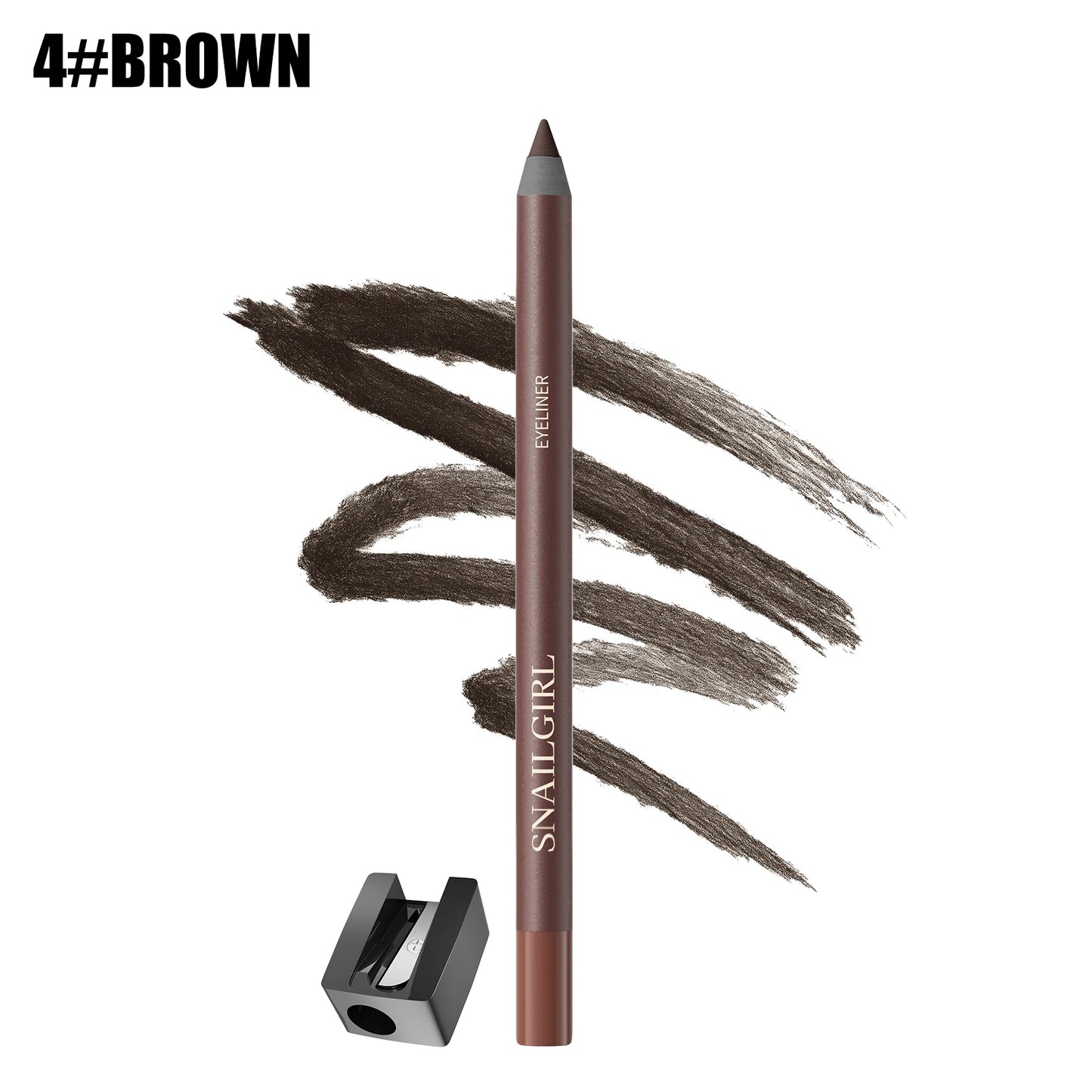 Crayon eyeliner, résistant à l'eau et à la transpiration, longue tenue et sans bavure, avec recharge dure.