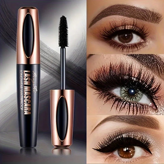 **« Mascara 4D noir – Waterproof, longue tenue et anti-bavure »**