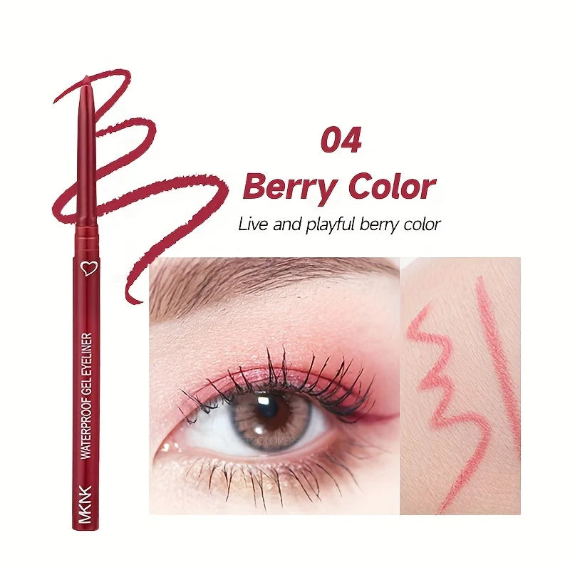 Crayon Eyeliner Longue Tenue – Waterproof, Haute Pigmentation, Ombre à Paupières, Maquillage des Yeux pour Femmes