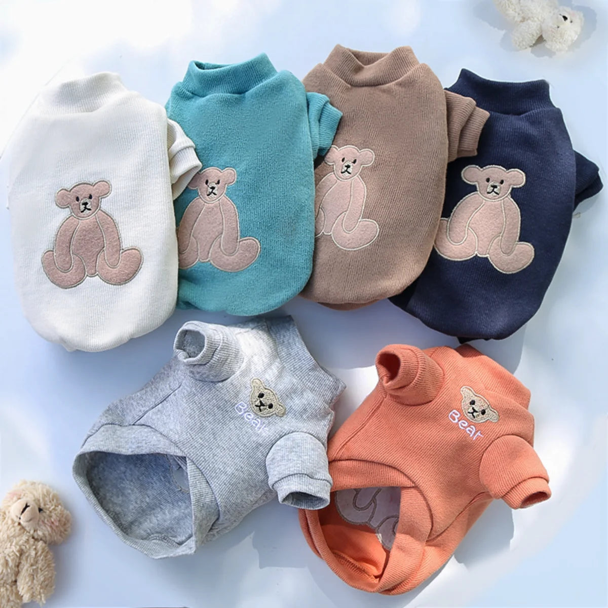 Winter Fleece Pet Sweatshirt – Warm Jacket for Dogs & Cats
