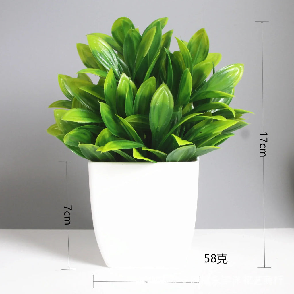 Artificial Eucalyptus Bonsai Plant – Decorative Fake Potted Greenery