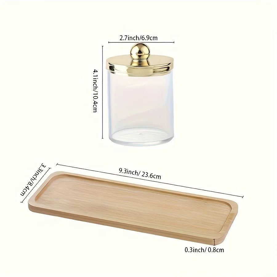Acrylic Bathroom Organizer Set