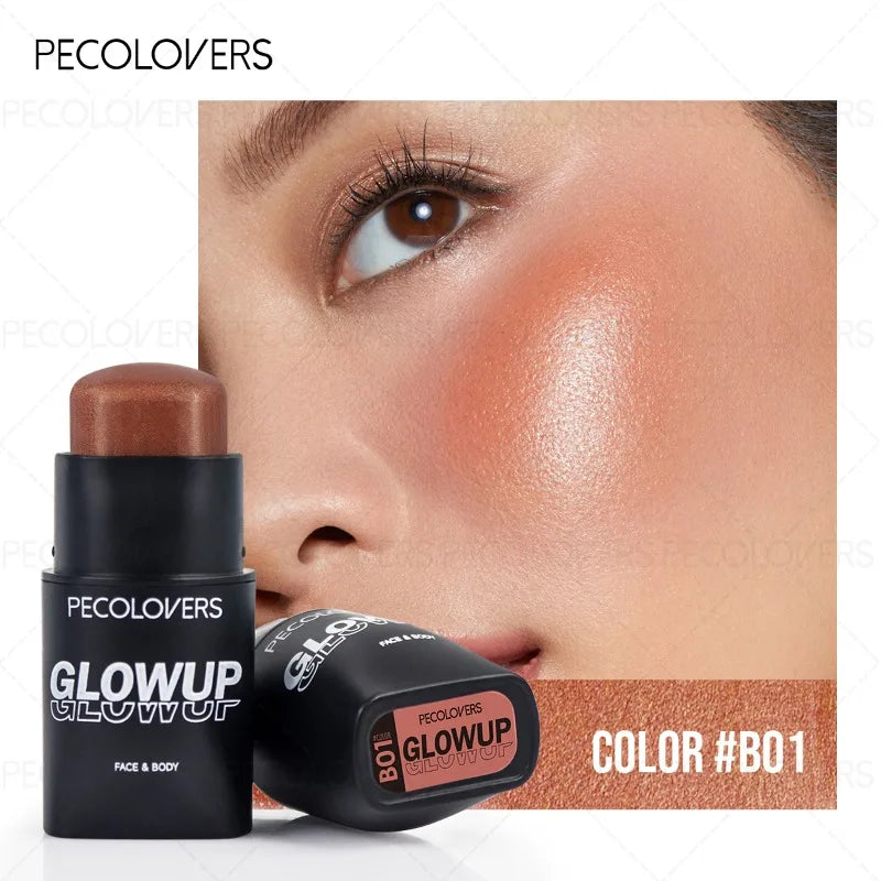 Stick Maquillage Multifonction — Blush pour le Visage, Choix de Couleurs Multiples, Waterproof et Résistant à la Transpiration, Cosmétiques pour le Visage