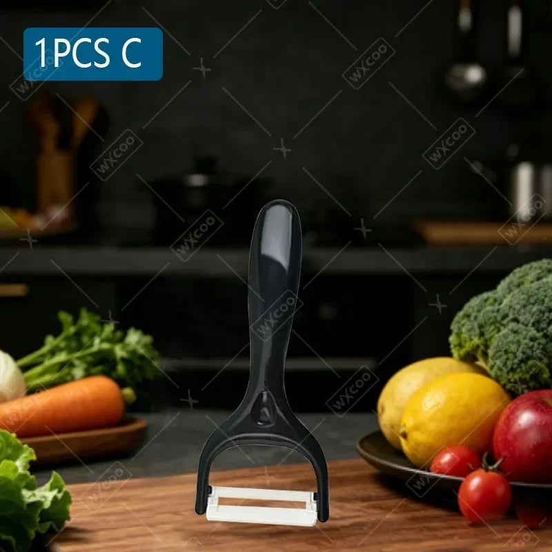 Multifunction Kitchen Peeler – Stainless Steel Vegetable Peeler, Fruit Paring Knife & 2-in-1 Bottle Opener