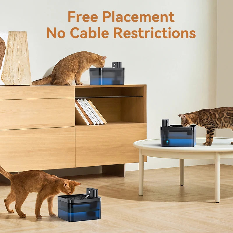 Automatic Rechargeable Water Fountain for Cats & Dogs