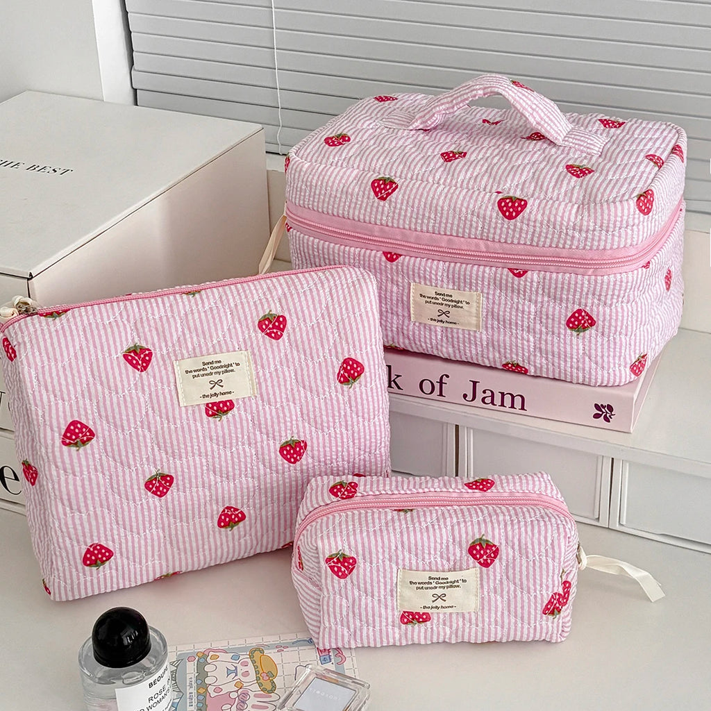 Floral Cosmetic Travel Bag