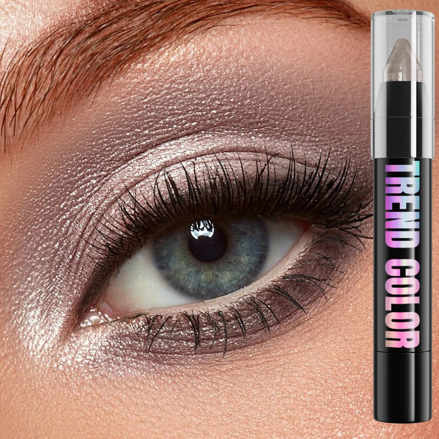 Crayon eyeliner nacré pailleté 24 couleurs, waterproof, mat, nude, effet illuminateur.