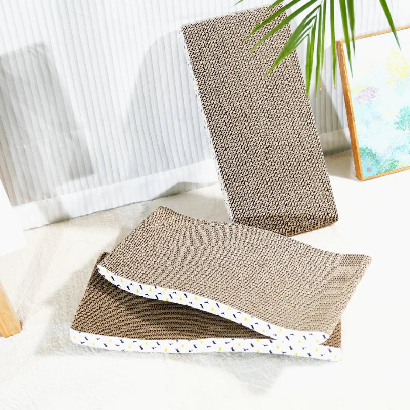Corrugated Cardboard Cat Scratcher – Durable Scratching Board for Indoor Cats